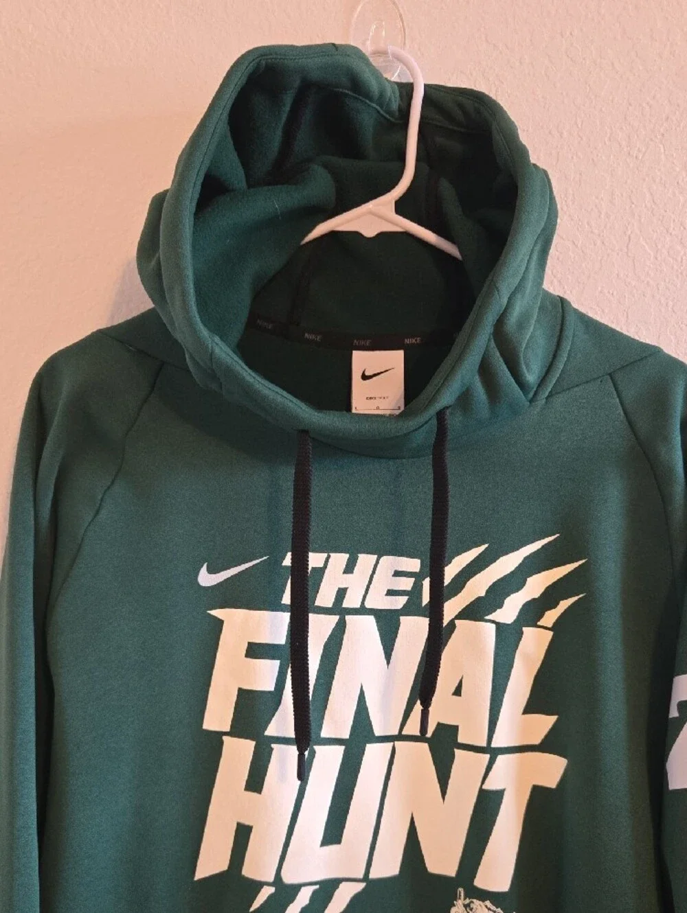 Nike ECHL Utah Grizzles 'The Final Hunt' #23 Hoodie - Forest Green - Large